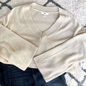 NWT ❗️BP | Exposed Seam V-Neck Sweater